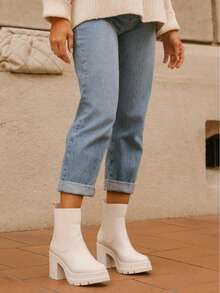 Women Ankle Boots & Booties - White - View 3