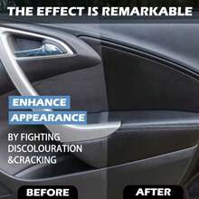 Universelle Auto Kunststoff Reparaturcreme, Gummi Schwärzungspaste, Reifen Schwärzungspaste, zum Reparieren und Entfernen von Verblassen und Oxidationsflecken an Innen- und Außenverkleidungen von Fahrzeugen, geeignet für Autodekorationen, Stoßfänger und Außenspiegelgehäuse. - Verschiedenfarbig - Übersicht 5