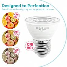 7W LED 灯泡 E27 嵌入式天花板筒灯灯泡 GU10 日光 220V 室内 E14 客厅厨房办公室书房超市吊灯 5W 聚光灯 MR16 卧室蜡烛玉米灯 GU5.3 安全无闪烁护眼家居装饰照明 6/12leds SMD2835 冷/暖白 - LED Light Bulb-220V - 查看 6