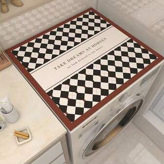 1 pieza Funda protectora de polvo para lavadora, de diatomita impresa