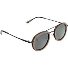 ¡RecomendadoLentes de Sol PANDAS Polarizados Retro para Hombre y Mujer de Madera Vintage Redondos con Protección UV400 Esturión Negro + Estuche y Accesorios¡Top de Temporada - 1 - Ver 3
