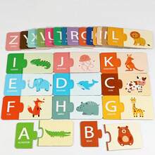 Puzzle Edukasi Anak dengan Angka & Huruf, Pencocokan Angka & Huruf 1-20 untuk Mengenali Matematika, 26 Kata Alfabet, Cocok untuk Anak Laki-laki dan Perempuan, Interaksi Orang Tua-Anak, Mainan Belajar Angka & Huruf - MultiWarna - View 10
