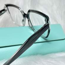 Acetate Nylon Glasses, Women's Square Butterfly Frame - preto - 查看 4
