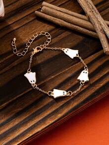 1 pulseira de fantasma de Halloween fofa e engraçada, acessório para fantasia de festa, presente