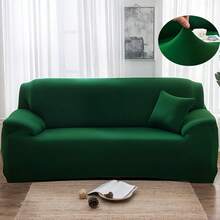 1pc Contemporary Stretch Sofa Slipcover Set – Elastic-Band Closure, Non-Slip T-Cushion Design – Machine Washable Milk Fiber Fabric – Polyester & Spandex Blend – Home & Office Furniture Protector,Home Decor,Sofa Slipcovers - Multicolor - View 21