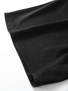 Men's Summer Letter & Gaming Console Print T-Shirt And Drawstring Waist Shorts Set - White - View 9