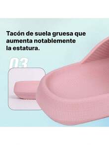 Pantuflas antideslizantes EVA diseño hebilla ajustable secado rápido para interiores y exteriores zapatillas confort ligeras uso práctico resistente hogar dormitorio baño patio multifunción adultos niños - Rosa - Ver 6