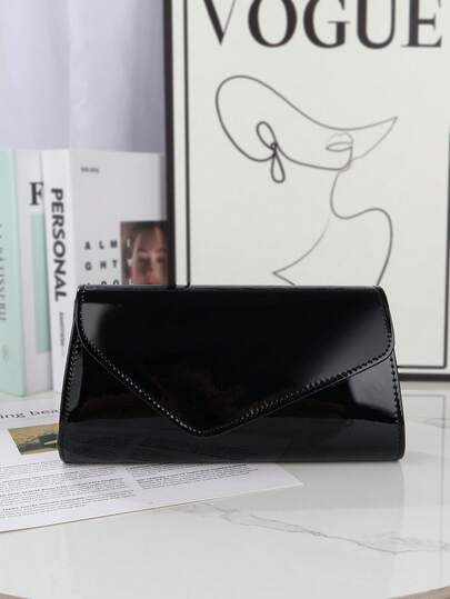Shiny And Luxurious PU Clutch Bag, New Style Women's Envelope Bag Evening Bag, Fashionable Party Bag, Prom Bag, Wedding Bag, Suitable For Attending Dinners, Gatherings, Dances, Parties, Weddings.