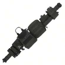 8 قطع حزام خصر تكتيكي متعدد الوظائف للاستخدام الخارجي، متين، قابل للتعديل من النايلون