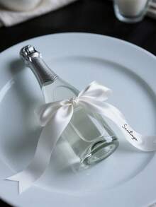 Dây ruy băng trang trí đám cưới tùy chỉnh, Dây ruy băng trang trí chai sâm panh, Dây ruy băng trang trí ly sâm panh trong lễ cưới, Dây ruy băng trang trí ly sâm panh tiệc tùng, Nhãn chữ tùy chỉnh, Dùng để trang trí sâm panh và rượu vang, Gói quà, Thích hợp cho đám cưới, sinh nhật, quà tặng lễ Phục sinh, quà tặng tiệc tùng, buộc bó hoa, trang trí tiệc, Dễ dàng lắp đặt - Nhiều màu - Xem 7