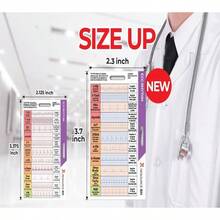 EKG Rhythm Interpretation Badge Card – Quick Reference Guide For ECG_EKG Rhythms – Dual-Sided, Horizontal &Amp; Vertical Layout – Pocket-Sized Cheat Sheet For Nurses, Paramedics &Amp; Medical Students - 白色 - 查看 2