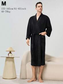 Long-Length Thickened Couple Pajamas For Autumn And Winter, Couple Bathrobes, Same Style As Those In Star Hotels And Beauty Salons, Long Bathrobes For Men And Women, Home Wear.