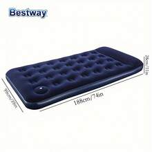Bestway Bestway 67226/67225/67224/67223 One-Piece Air Mattress Foot Pump, Air Mattress Inflatable Bed, Home Portable Inflatable Bed, Mattress Camping Sleeping Mat, Portable Air Mattress Bed, Inflatable Air Bed, Air Mattress