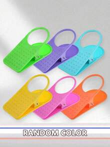 New Large Size Table Edge Cup Holder/Cup Stand, Clip-On Office Desk Edge Cup Holder ,Drinking Cup Holder Creative Portable Drinking Cup Holder Clip Clamp For Desk Table Office Cup Coffee Drink Holder(Random Color) - Multicolor - View 3