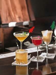 100 pièces Bâtonnets de fourchette de décoration d'arbre de Noël, de fruits colorés en bambou. Bâtonnets de décoration de boissons, bâtonnets à remuer, bâtonnets de décoration de gâteau de Noël créatifs. Cure-dents pour la dégustation d'aliments, convient pour la décoration de fêtes et de festivals.