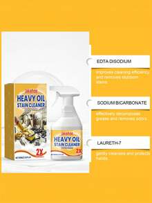 Heavy Duty Kitchen Grease Cleaning Spray - Heavy Duty Degreaser For Stove, Oven, And Kitchen Utensils - Kitchen Cleaner, Effective On Grease, Stove And Oven - Fast And Efficient!