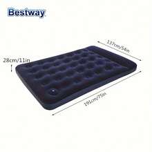 Bestway Bestway 67226/67225/67224/67223 One-Piece Air Mattress Foot Pump, Air Mattress Inflatable Bed, Home Portable Inflatable Bed, Mattress Camping Sleeping Mat, Portable Air Mattress Bed, Inflatable Air Bed, Air Mattress
