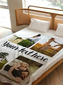 1 chiếc chăn in ảnh theo yêu cầu, chăn nỉ cá nhân hóa với ảnh và chữ, chăn trải giường, chăn in ảnh tùy chỉnh, chăn ảnh gia đình cá nhân hóa, chăn in hình tùy chỉnh, chăn đắp cá nhân hóa với hình ảnh, chăn ấm áp, quà tặng gia đình, quà cưới, quà Ngày của Mẹ, quà sinh nhật, sử dụng văn phòng. - Nhiều màu - Xem 6