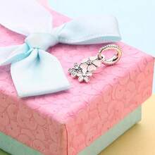 PANDORA 潘朵拉粉紅櫻花雛菊吊墜串珠DIY串珠手鍊串珠送女友送媽媽送孩子聖誕禮物生日禮物開學禮物 791824ENMX