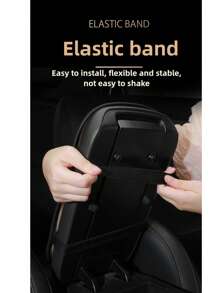 1pc PU Leather Car Armrest Box Pad, Available In 2 Styles: With Storage Pocket Or Without, Size: 12.4" X 7.48", Fits Car Center Console Armrest, Ideal Car Interior Accessory