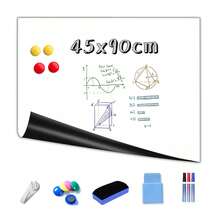 Magnet-Compatible, Self-Adhesive, Customizable Whiteboard Sheets, Luxurious Set For Offices, Kids' Rooms, And Bulletin Boards