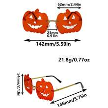 Unisex Halloween Accessories Glasses, Halloween Party, Merry Christmas - Red - View 2