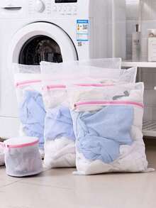 Washing- Laundry Bags Clothing Sorting Mesh Bags Anti-& Anti-Deformation Laundry Bags Underwear & Bra-Specific Wash Bags Homewear & Lingerie Anti-Bags Bra & Clothing Storage Bags - lớn - Xem 3