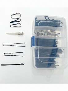 1pc Transparent Plastic Desktop Storage Box, Multi-Purpose Organizer Box For Small Items, Toys, Jewelry, Stickers, Cards, Hair Accessories. Slight Color Difference Does Not Affect Usage.