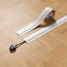 Cord Cover Floor PVC Cord Covers For Wires On Floor, Soft Floor Cable Cover Cord Hider Floor Cable Management Cable Protector - Multicolor - View 11