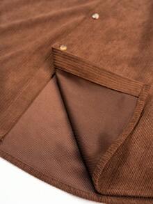 Áo sơ mi dài tay nam LOOKUN, chất liệu vải dệt họa tiết, phong cách cổ điển retro, kiểu dáng casual, công sở, năng động, thích hợp mặc ngoài trời, mùa xuân/thu. - Cà phê nâu - Xem 6