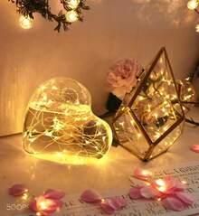 48 Pack Fairy Lights Battery Operated - 7ft 20 Led Twinkle Lights 3 Modes, Bulk Mini String Lights Waterproof For Mason Jars Vases DIY Party Wedding Decoration Christmas - 暖白光 - 查看 7