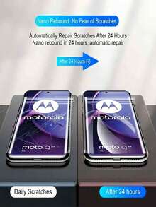 4 片高清水凝胶膜适用于 Edge 2025 2024，全覆盖透明柔性屏幕保护膜适用于 Moto Edge 60 60 Pro 60 Fusion 50 50 Pro 50 Fusion 50 Neo 50 Ultra 40 Pro 40 Neo 防指纹无气泡非玻璃屏幕保护必需品，适用于日常防护、办公室、家庭手机屏幕保护膜手机配件防水防震防摔防刮 - 4 件 - 查看 2