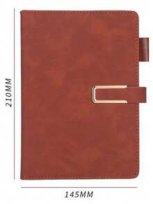 Customized Vintage A5 Leather Bound Notebook With Bookmark - Classic PU Leather Notebook For Business Meetings, College Students, Planner School Supplies - Multicolor - View 22