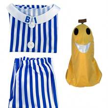 Halloween Carnival Halloween Cosplay Party Costume Stage Performance Clothes Men's And Women's Pajamas Banana Man