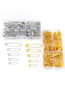 50-500 DIY Steel Safety Pins, Modern Minimalist Home Safety Pin Set, Suitable For Fixing Clothes, Fixing Clothes Labels, Cuff Pins, And Essential Household Pins