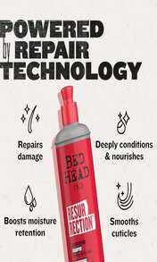 TIGI Bed Head RESURRECTION REPAIR SHAMPOO FOR DAMAGED HAIR 1353 Fl Oz - ColorA - View 5
