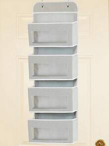 1 Peça Bolsa de Armazenamento Suspensa Organizador de Armazenamento Sobre a Porta - Suporte Suspenso para Quarto/Armário! Armazenamento de Grande Capacidade Sem Prateleira, Economizador de Espaço e Tecido Não Tecido Resistente