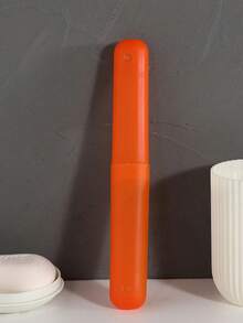 1pc/2pcs/4pcs Travel Toothbrush Protective Case, Minimalist Portable Dustproof Toothbrush Holder For Home Use