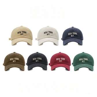 1pc Embroidered Letter Soft Top Baseball Cap, Versatile Women's Fashion Peaked Hat For Casual Wear Autumn Outfits