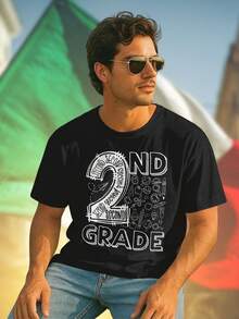 SECOND SECOND ND GRADE T shirt uomo moda estiva casual comfort leggero traspirante must have offerta esclusiva outfit quotidiano idea regalo