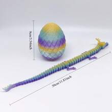 3D-Printed Dragon And Dragon Egg, A Jointed Novelty Toy, Perfect For Parties, Indoor Decor, An Ideal BirthdayGift For Relatives And Friends, And A Festive Party Present. Suitable For Ages 14 And Up.