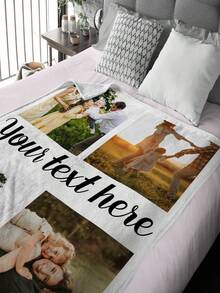 1 chiếc chăn in ảnh theo yêu cầu, chăn nỉ cá nhân hóa với ảnh và chữ, chăn trải giường, chăn in ảnh tùy chỉnh, chăn ảnh gia đình cá nhân hóa, chăn in hình tùy chỉnh, chăn đắp cá nhân hóa với hình ảnh, chăn ấm áp, quà tặng gia đình, quà cưới, quà Ngày của Mẹ, quà sinh nhật, sử dụng văn phòng. - Nhiều màu - Xem 5