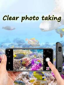 10 件/套透明通用防水手机袋、防水手机干燥袋、防水手机壳、可触摸防水手机袋、游泳防水手机壳、PVC 手机袋、密封手机袋、海滩防水手机壳、游泳防水手机干燥袋、海滩旅行和度假必备 - 彩色 - 查看 9