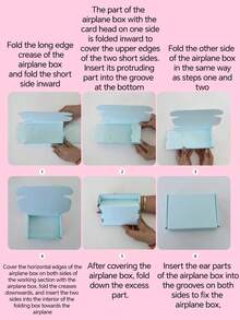 10Pcs Fashionable And Simple Color Printed Love Bow Airplane Box Packaging Box, Gift Accessory Packaging Box, Gift Packaging Box Express Box, Wedding And Holiday Gift Packaging Box, Suitable For Holiday Gift Giving And Daily Use, Suitable For Small Item Packaging, Accessories, Armor, Etc