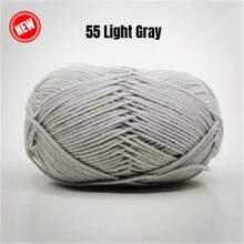 1 Stück 50g 5-fädiges Baumwollgarn, geeignet für DIY Taschenweben, Schals, Mützen, Pullover, Heimtextilien