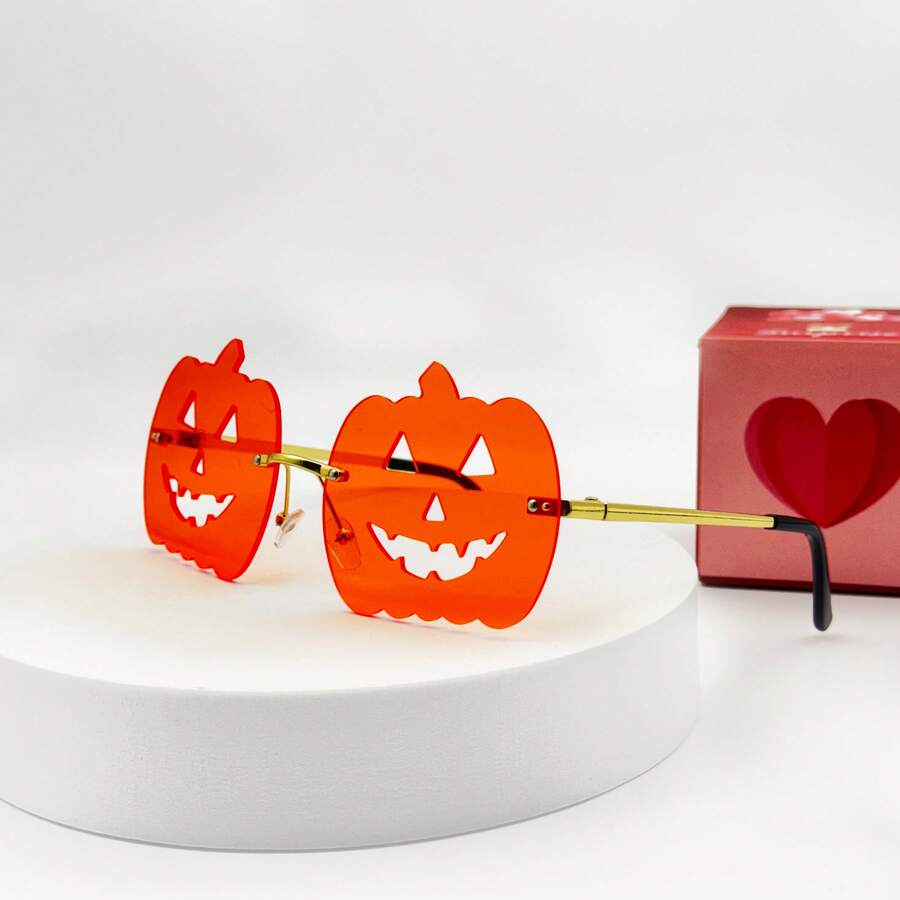 Unisex Halloween Accessories Glasses, Halloween Party, Merry Christmas - Red - View 1