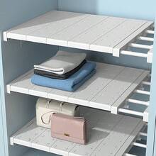 Giá để đồ có thể điều chỉnh - Không cần khoan, tủ quần áo, nhà bếp, phòng tắm có thể mở rộng | Bộ giá để đồ có thể mở rộng tiết kiệm không gian, phù hợp với hầu hết các loại xe RV, làm bằng vật liệu bền, không dùng điện - Nhiều màu - Xem 12