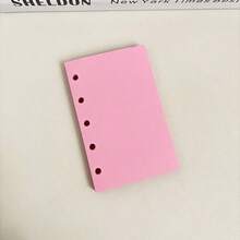 50 张 M5/A7 彩色补充纸、粉色/蓝色/紫色活页笔记本纸、活页配件、文具配件