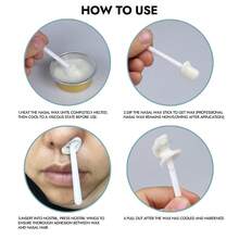 1 Set 25g/50g Nose Hair Wax Kit, Nose Hair Removal Wax For Men & Women, Eyebrow & Nose Hair Removal Wax Beans, Nose Hair Wax Stick Accessories