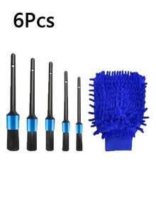 Car Cleaning Tools Set, Include Interior, Wheels, Paint Cleaning Cloth, Duster Brush, Multi-Purpose Brushes, Polishing Sponges, Car Wash Towels, Soft Bristle Car Interior Detail Brush, Car Dashboard Dusting Brush, Car Interior Cleaning Tool, Plastic Material